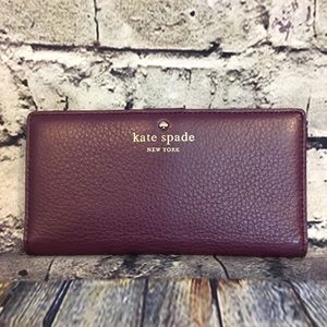 Kate Spade NewYork Cobble Hill Stacy Wallet Purple